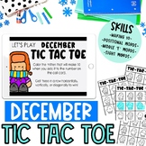 Kindergarten December Tic Tac Toe Center