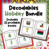 Kindergarten Decodable Books Bundle for ALL YEAR Literacy Centers