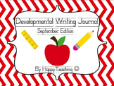 Kindergarten Developmental Writing Journal September Edition