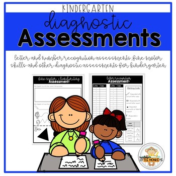 Preview of Kindergarten Diagnostic Assessments for Back to School