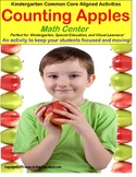 Kindergarten Differentiated Counting Math Center  COUNTING APPLES