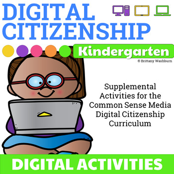 Preview of Kindergarten Digital Citizenship Activities