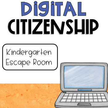 Preview of Kindergarten Digital Citizenship Escape Room: Win the Race *No Prep!*