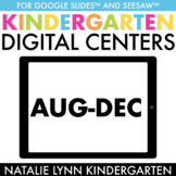 Kindergarten Digital Math and Literacy Centers August - De