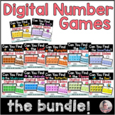 Kindergarten Digital Number Game with Google Slides™ BUNDLE