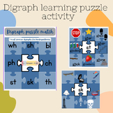 Kindergarten Digraph Learning Puzzle Table Activity