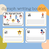 Kindergarten Digraph Writing Practice Booklet