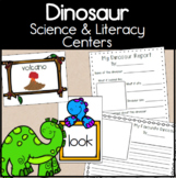 Kindergarten Dinosaur Themed Science and Literacy Centers