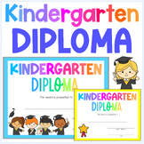 Kindergarten Diploma - End of the Year Award for Graduatio