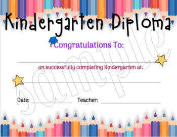 kindergarten graduation diplomas free by saltbox prairie homeschool
