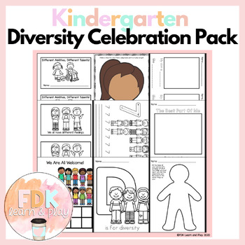Preview of Kindergarten Diversity Celebration Pack