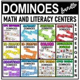 Kindergarten Domino Activities - Back to School Math and L