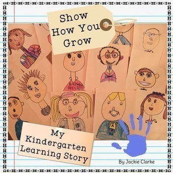 Preview of Kindergarten Drawing, Writing, & Fine Motor Skills Assessment Portfolio