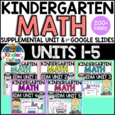 Kindergarten MATH | EDM Supplement Unit 1-5 Worksheet Bund