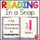 Kindergarten ELA Curriculum: Reading in a Snap Unit 1