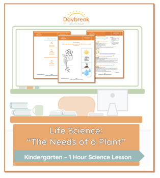 Preview of Kindergarten Life Science | "The Needs of a Plant"