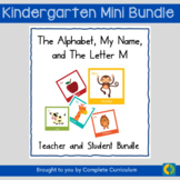 Kindergarten ELA Mini: My Name, The Alphabet, and The Letter M
