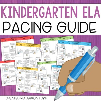 Preview of Kindergarten ELA Pacing Guide