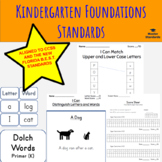 Kindergarten ELA Print Concepts FULLY ALIGNED to CCSS and 