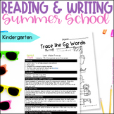 Kindergarten ELA Reading and Writing Summer School Curricu