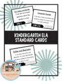 Kindergarten Standard Cards ELA