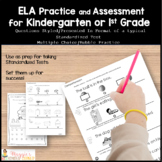Standardized Test Prep Kindergarten ELA and Math