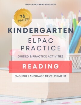 Preview of Kindergarten: ELPAC Practice Resource - READING