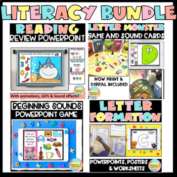 Preview of Kindergarten Early Phonics Literacy Bundle