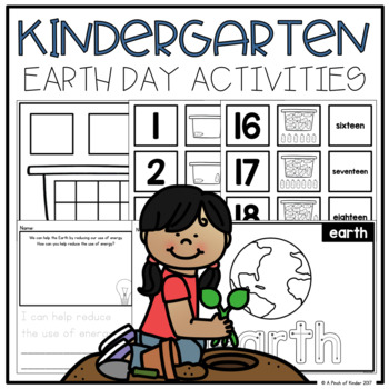 Preview of Kindergarten Earth Day Activities
