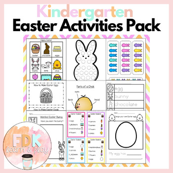 Kindergarten Easter Activities Pack by FDK Learn and Play | TpT