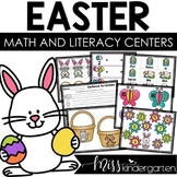 Kindergarten Easter Games and Centers Spring Math and Lite