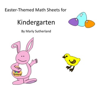 Preview of Kindergarten Easter Math Sheets