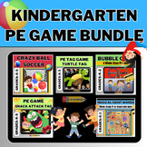 Kindergarten Elementary Gym PE Game BUNDLE - 5 Tag & Whole