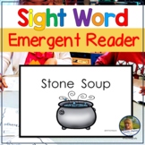Emergent Reader Book Stone Soup Folktale Reading Comprehension