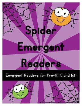 Preview of Kindergarten Emergent Readers {Spiders}