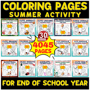 Kindergarten End of The School Year Coloring Pages | Summer Activities ...