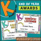 Auto-Fill Kindergarten End of Year Awards Certificates Gra