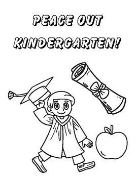 Preview of Kindergarten End of Year Coloring & Writing