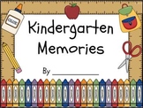 Kindergarten End of Year Memory Book