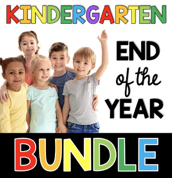 Preview of Kindergarten End of the Year BUNDLE - Review - Assessment - Portfolio - Memory