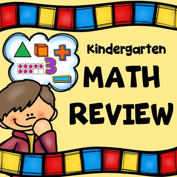 Preview of Kindergarten End of the Year Math Review