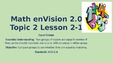 Kindergarten Envision 2.0 Topic 2 Lesson 2-1