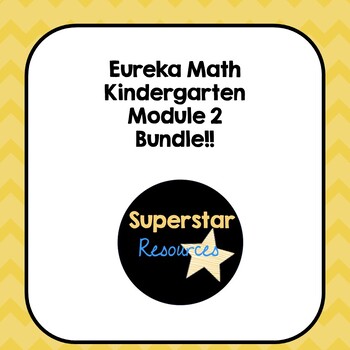 Preview of Kindergarten Eureka Math Module 2 Lessons 1-9