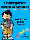 Kindergarten Exit Tickets: Middle and Ending Sounds