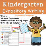 Kindergarten Expository Writing  How to Writing Distance Learning