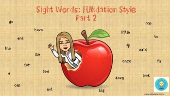 Preview of Yearlong Kindergarten FUN SIGHT WORDS