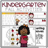 Kindergarten Fall Activities (Literacy + Math)