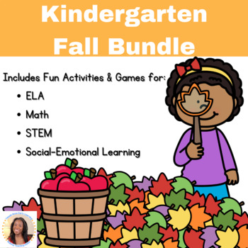 Preview of Kindergarten Fall Bundle