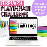 Kindergarten February Playdough Challenges