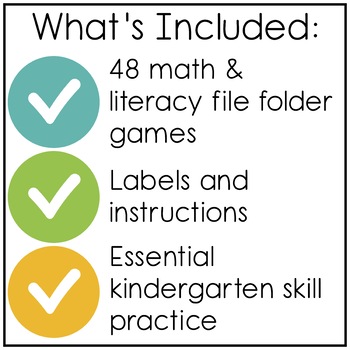 Math Task Boxes for Kindergarten Bundle - Katie Roltgen Teaching